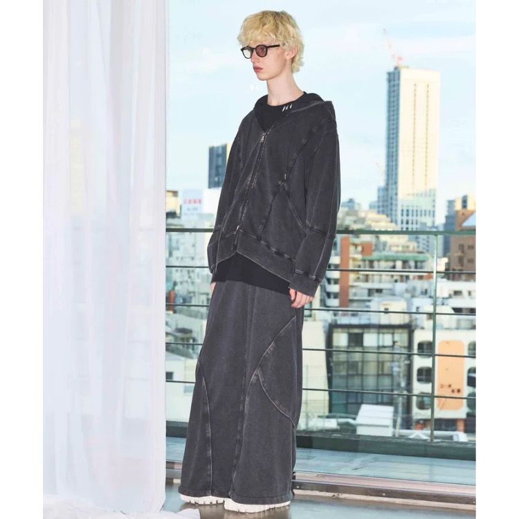 【残り一点】Piping Pigment Dye Zip Parka