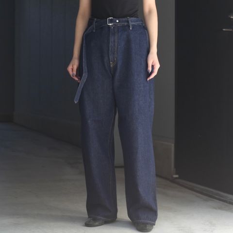 【残り一点】Belted Trousers(ONE WASH)