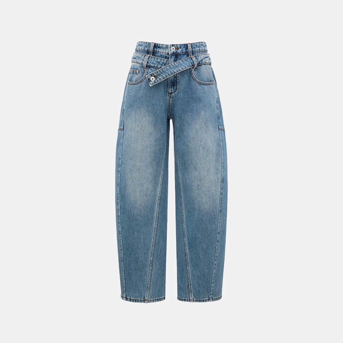 【残り一点】Double Waist Denim Trousers