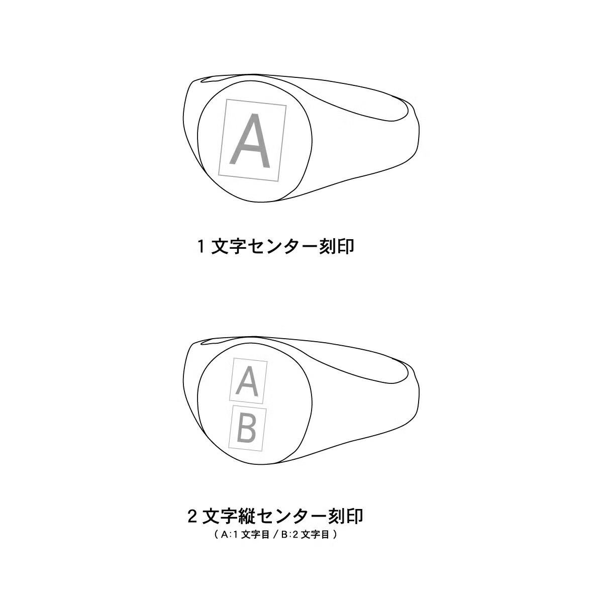 【お取り寄せ注文可能】Signet Ring No.1(K18 YELLOW GOLD)
