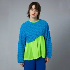 【残り一点】Wave Hem Knit Tops