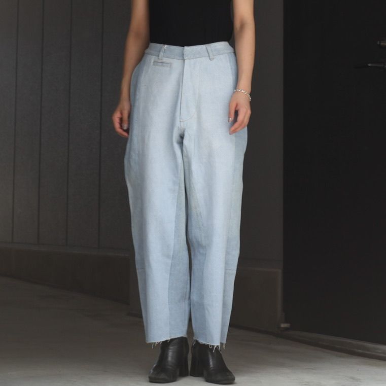 【残り一点】Reconstructed Super Baggy Slacks Denim_1(S)