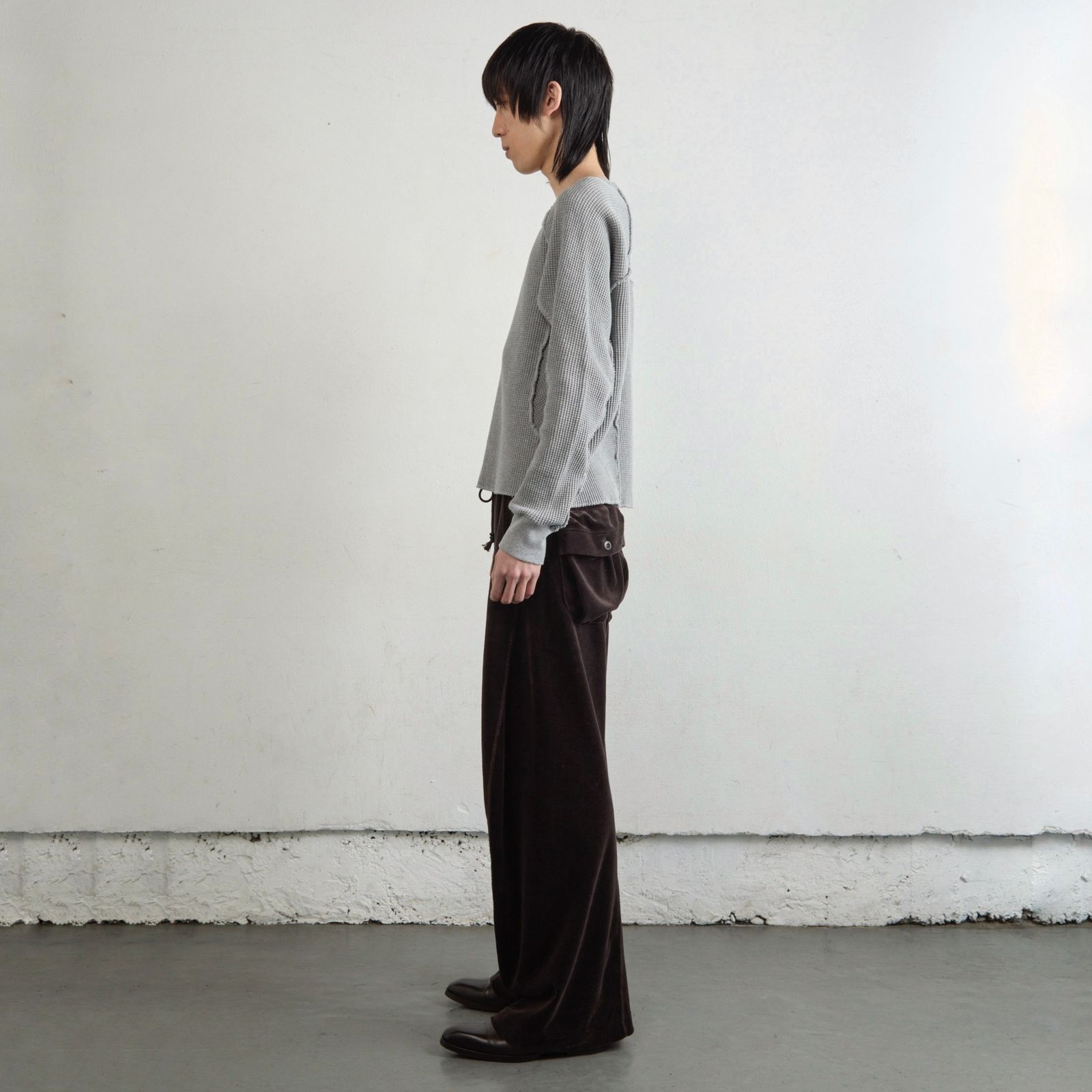 NVRFRGT - 【残り一点】Velour 3D Twisted Lounge Pants NVRFRGT - 【残り一点】Velour 3D Twisted Lounge Pants