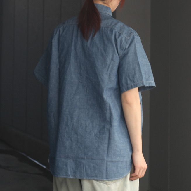 【残り一点】Short Sleeve Chambray Work Shirt