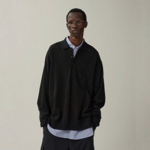 【残り一点】Suvin Double Jersey Polo Shirt