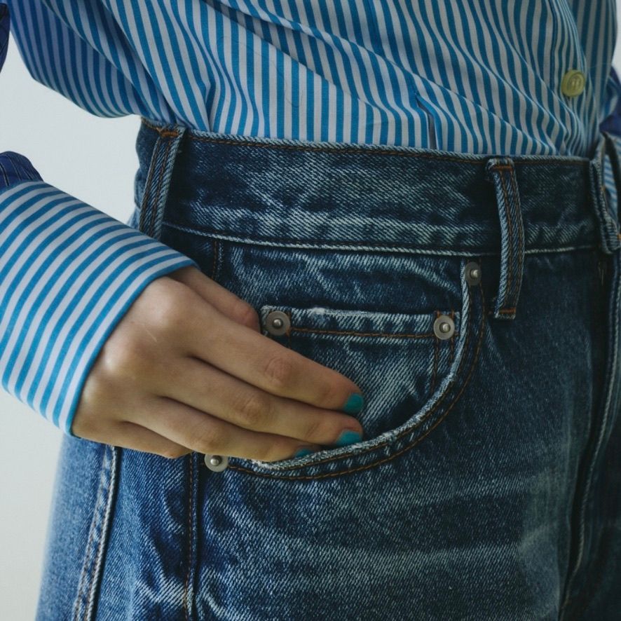 【残り一点】Fringe Hem Denim