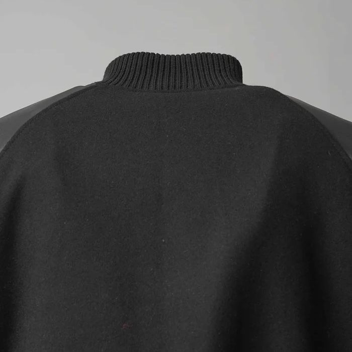 【残り一点】Sheep Leather Melton Combination Stadium Jacket