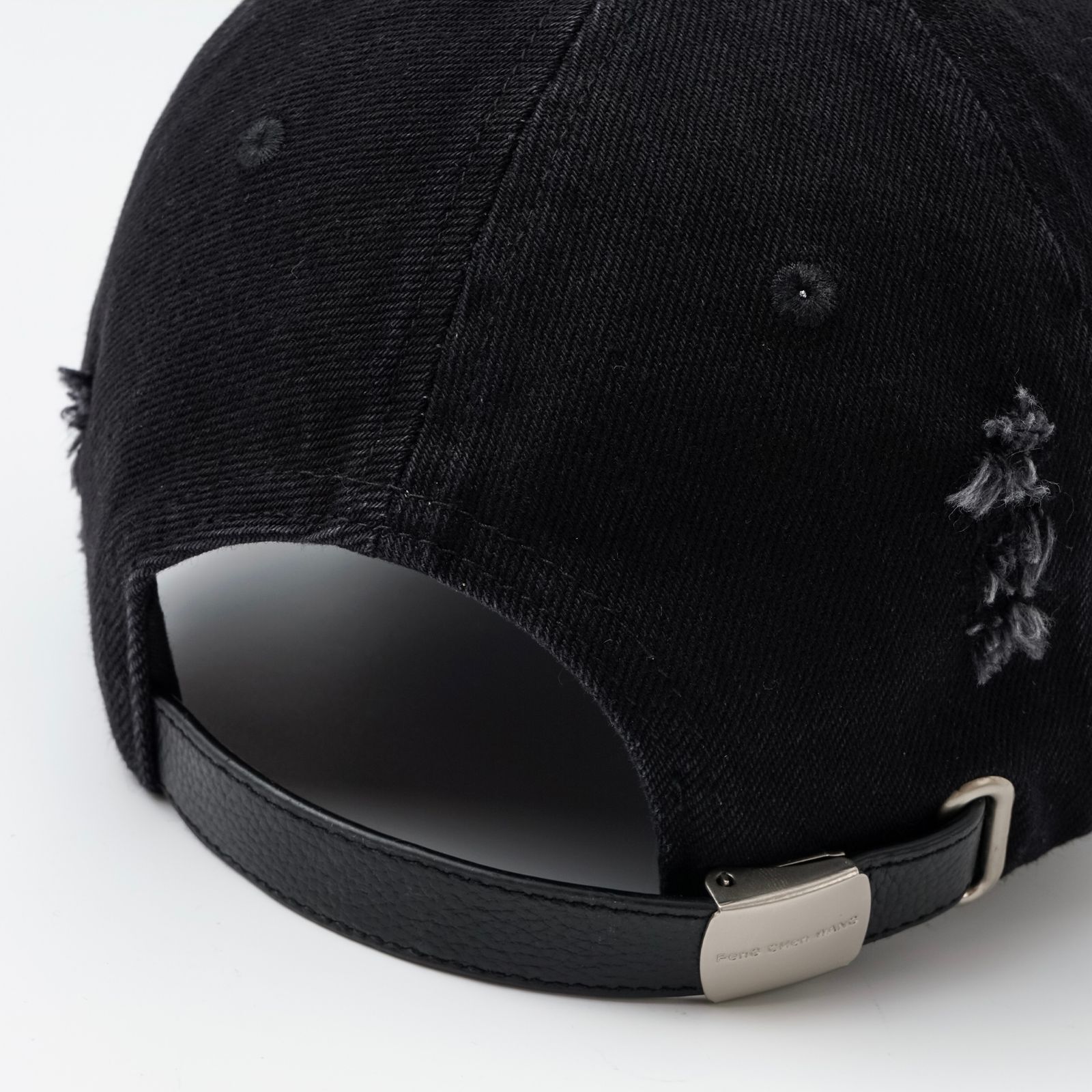 【残り一点】Washed Denim Cap with Embroidery