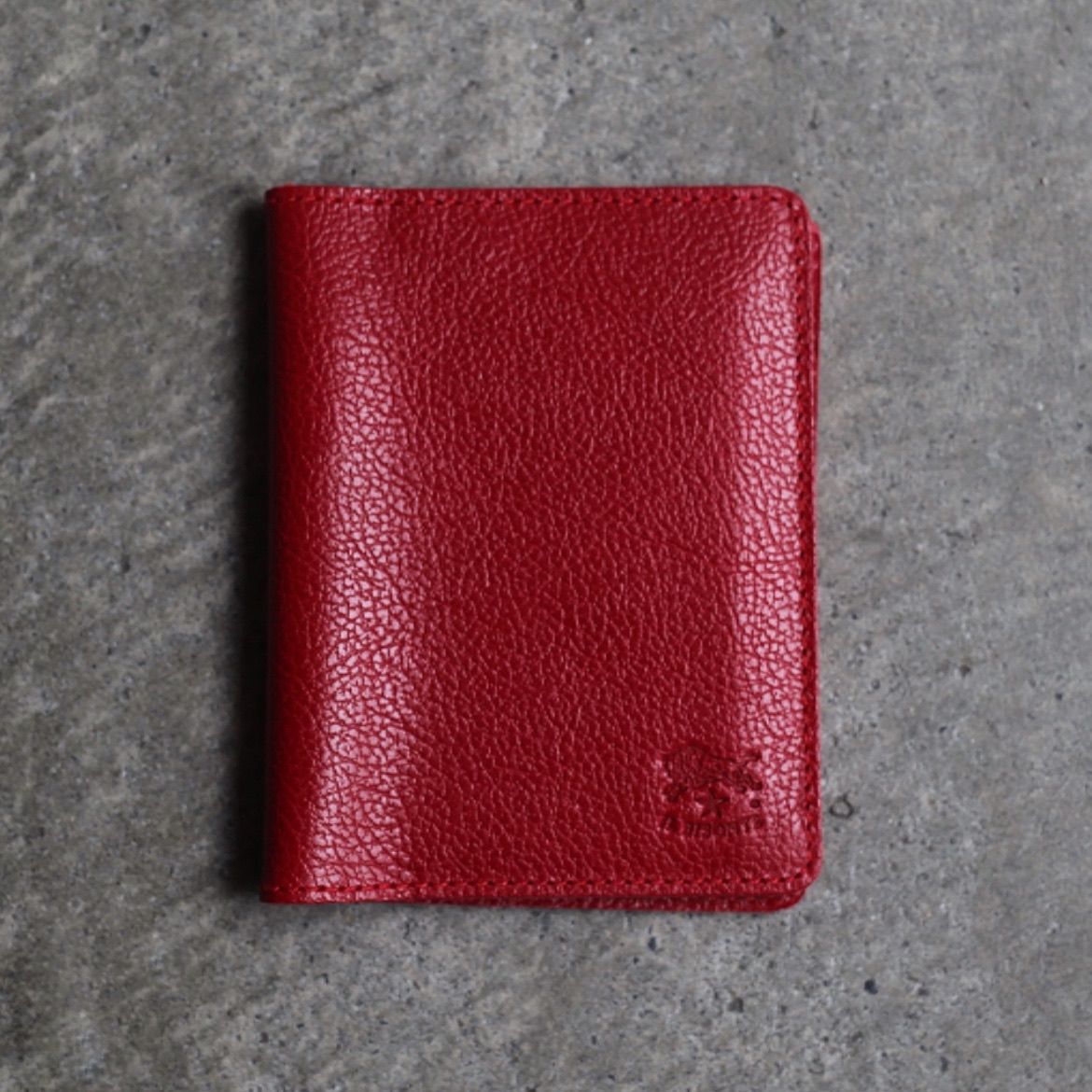 最終値下げIL BISONTE レザー コインケース レッド IL BISONTE / ORIGINAL LEATHER / COIN CASE（コインケース