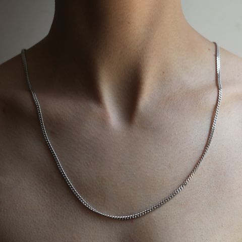 【残りわずか】Curb Chain_M(SILVER)