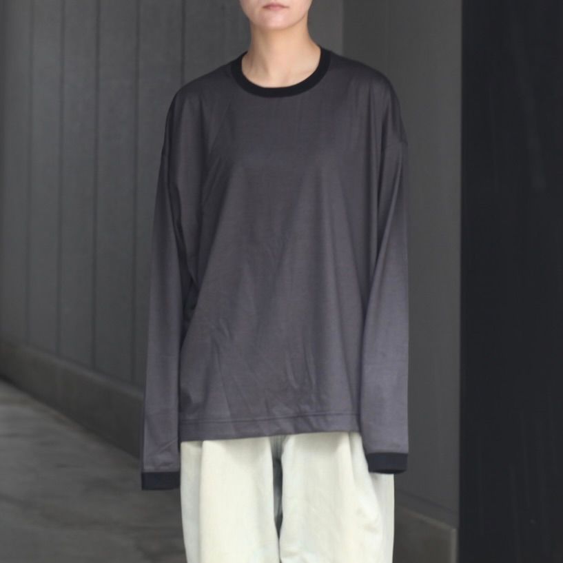 【残り一点】32G Wool Stripe LS Tee