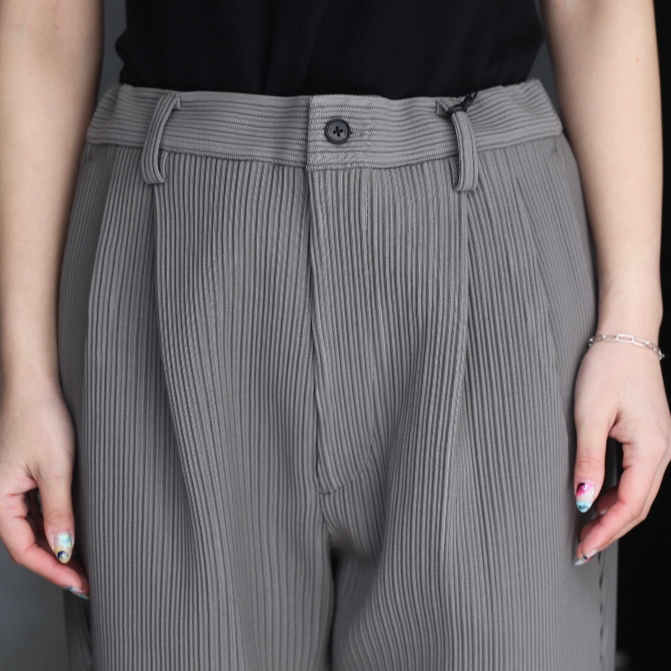 ssstein - 【残り一点】Gradation Pleats Twist Seam Wide ssstein - 【残り一点】Gradation Pleats Twist Seam Wide