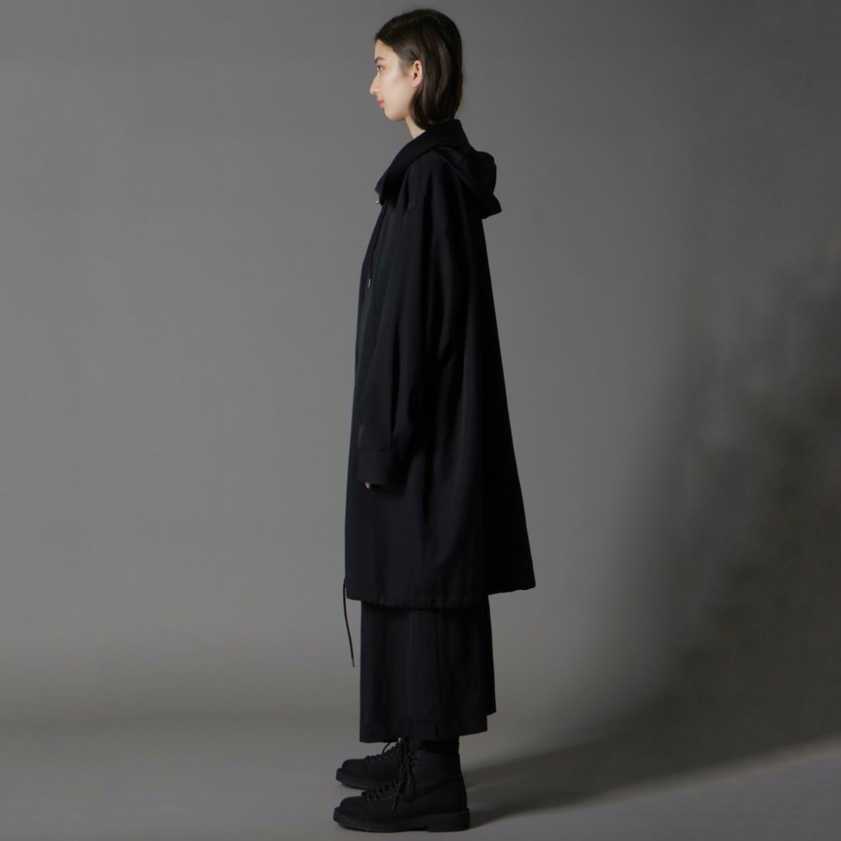 【残り一点】High Neck Hooded Mods Coat