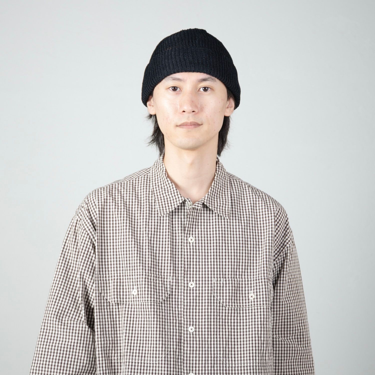 【残り一点】Sheer Mesh Short Knit Cap