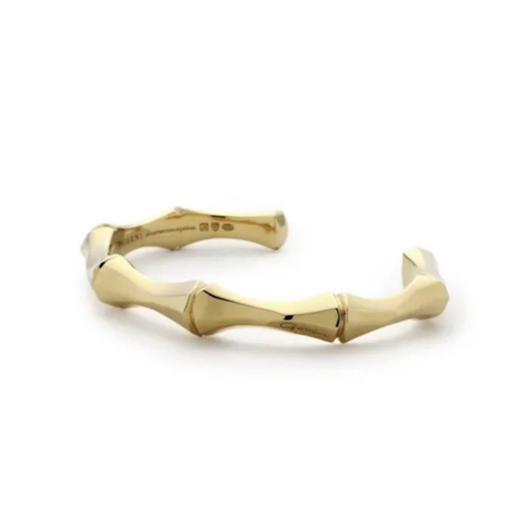【お取り寄せ注文可能】Crockery Bamboo Bangle(GOLD)
