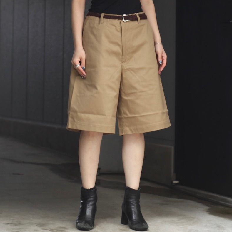 UNIVERSAL PRODUCTS - 【残り一点】No Tuck Chino Shorts UNIVERSAL PRODUCTS - 【残り一点】No Tuck Chino Shorts