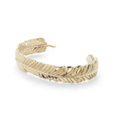 【お取り寄せ注文可能】Eagle Feather Bangle(K10 YELLOW GOLD)