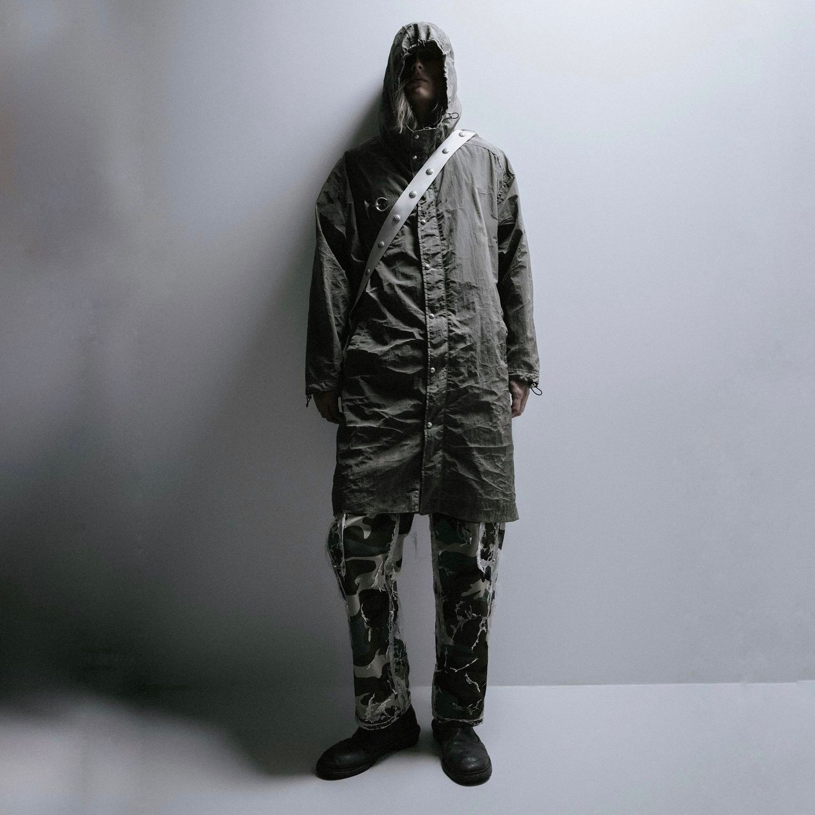 【残りわずか】Burnt Bio Army Messenger Bag