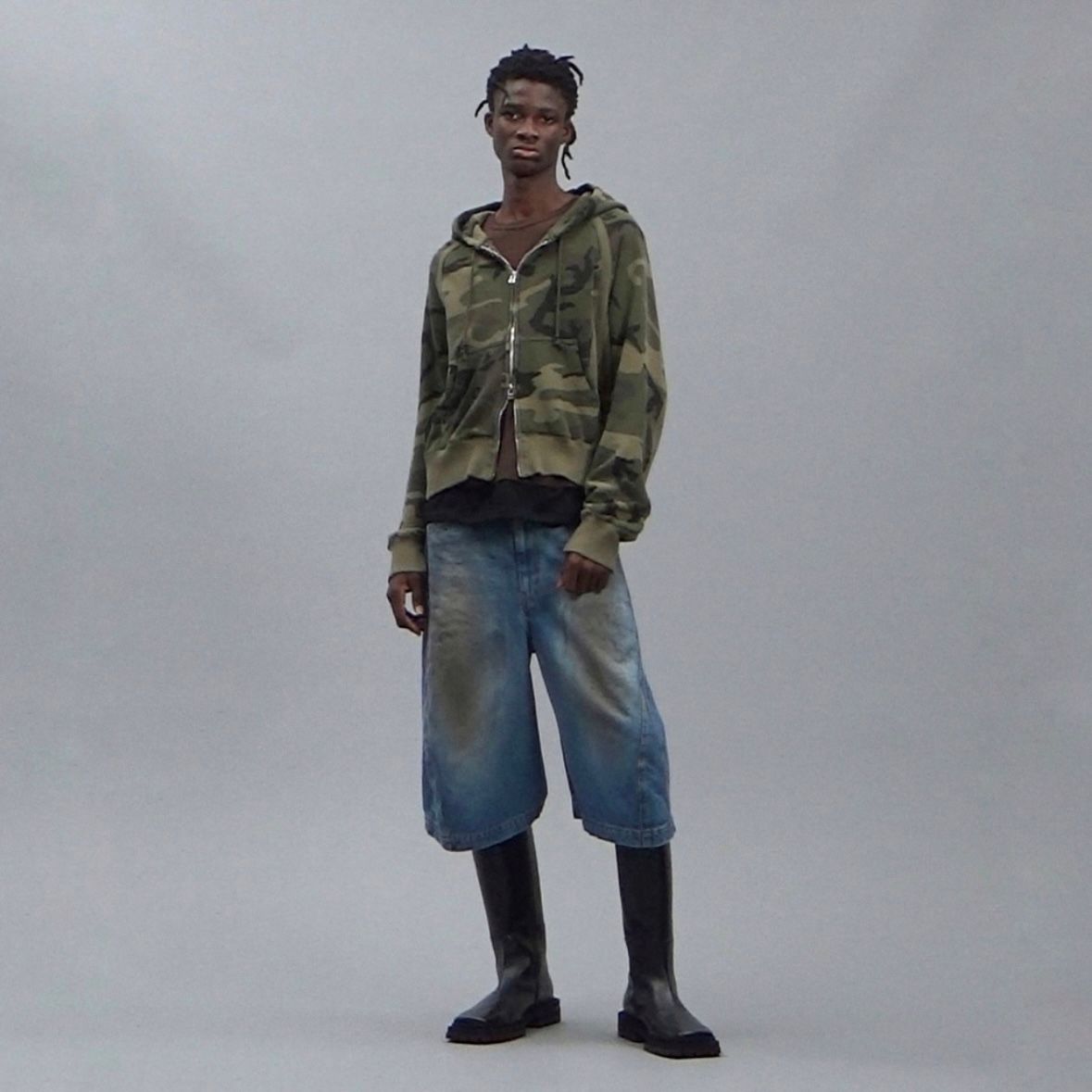 【残りわずか】3D Twisted Jorts
