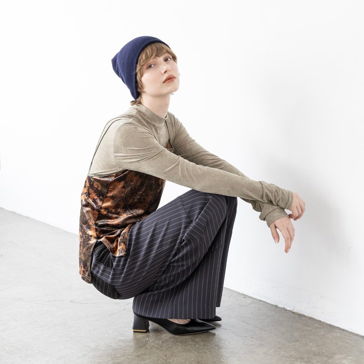 【残り一点】Shirring Beanie