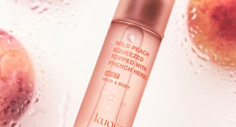 【kuoca】大ヒット中「WILD PEACH」のフレグランスミストが新登場。 髪にもボディにも！