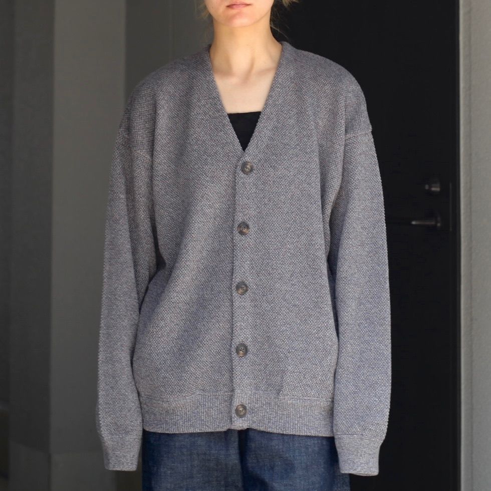 crepuscule - 【残りわずか】Moss Stitch V/N Cardigan | ACRMTSM