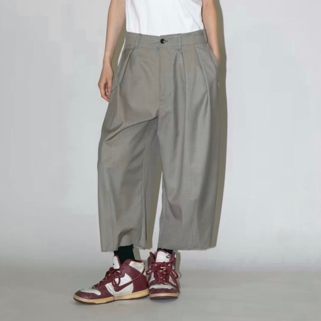 【残り一点】ウォッシャブルツイルスラックス