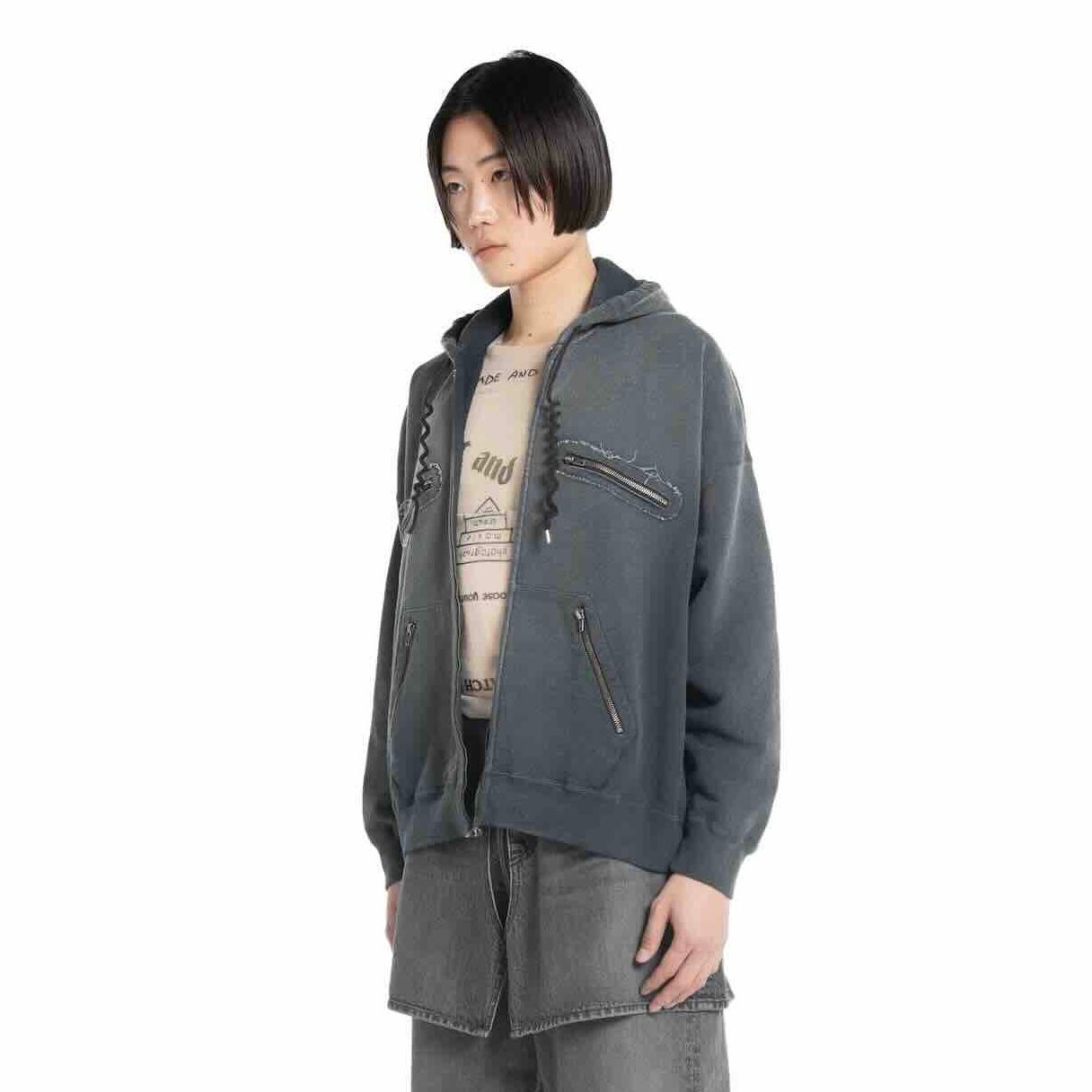 【残り一点】5-Zip Vintage Dyed Hoodie