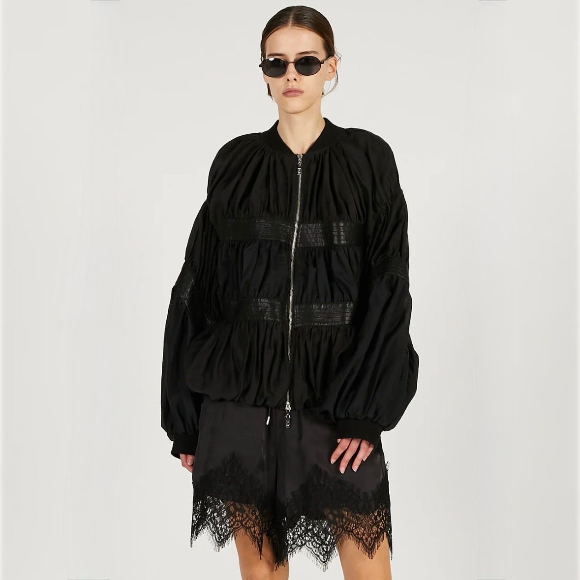 【残り一点】シアーボリュームブルゾン