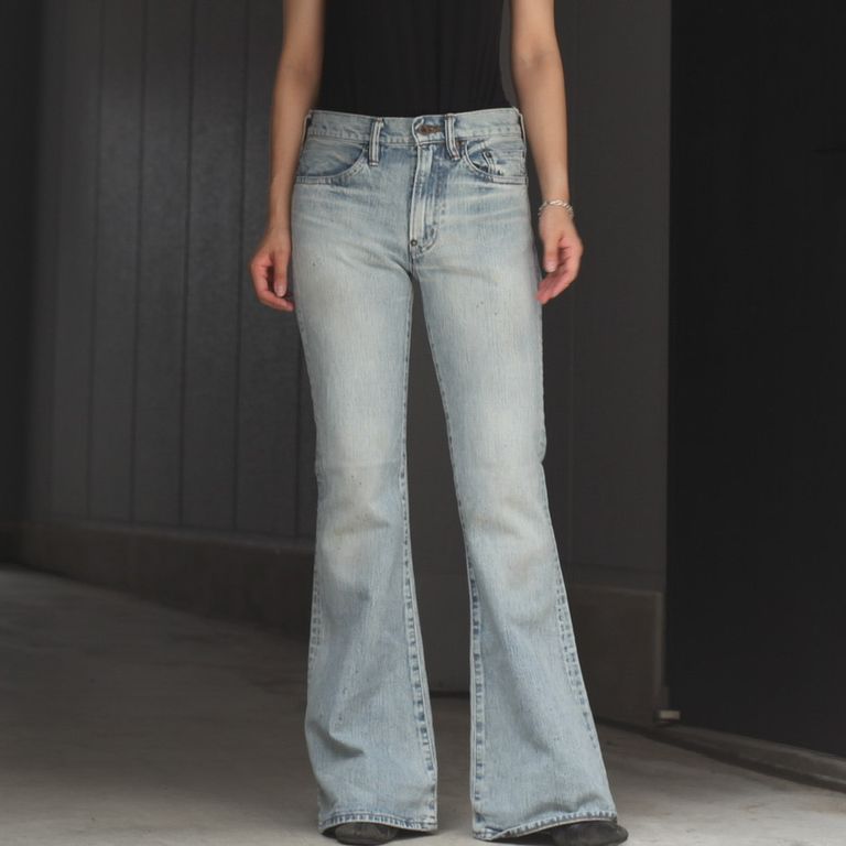 SUGARHILL - 【残り一点】Faded Modern Denim Flared Trousers 