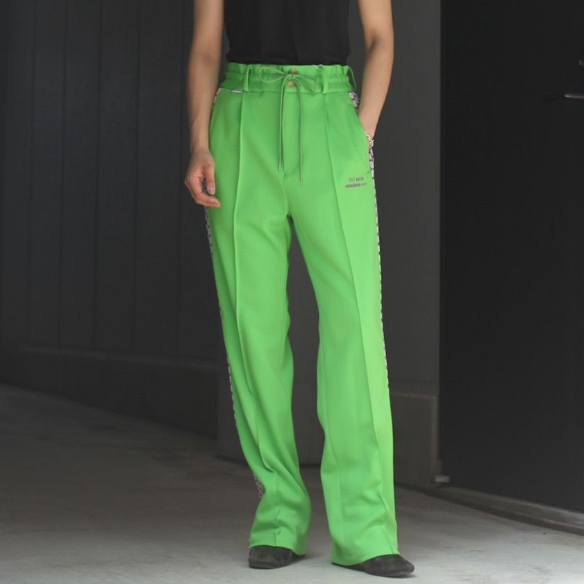 TTT MSW - 【残りわずか】Jersey Flower Straight Pants