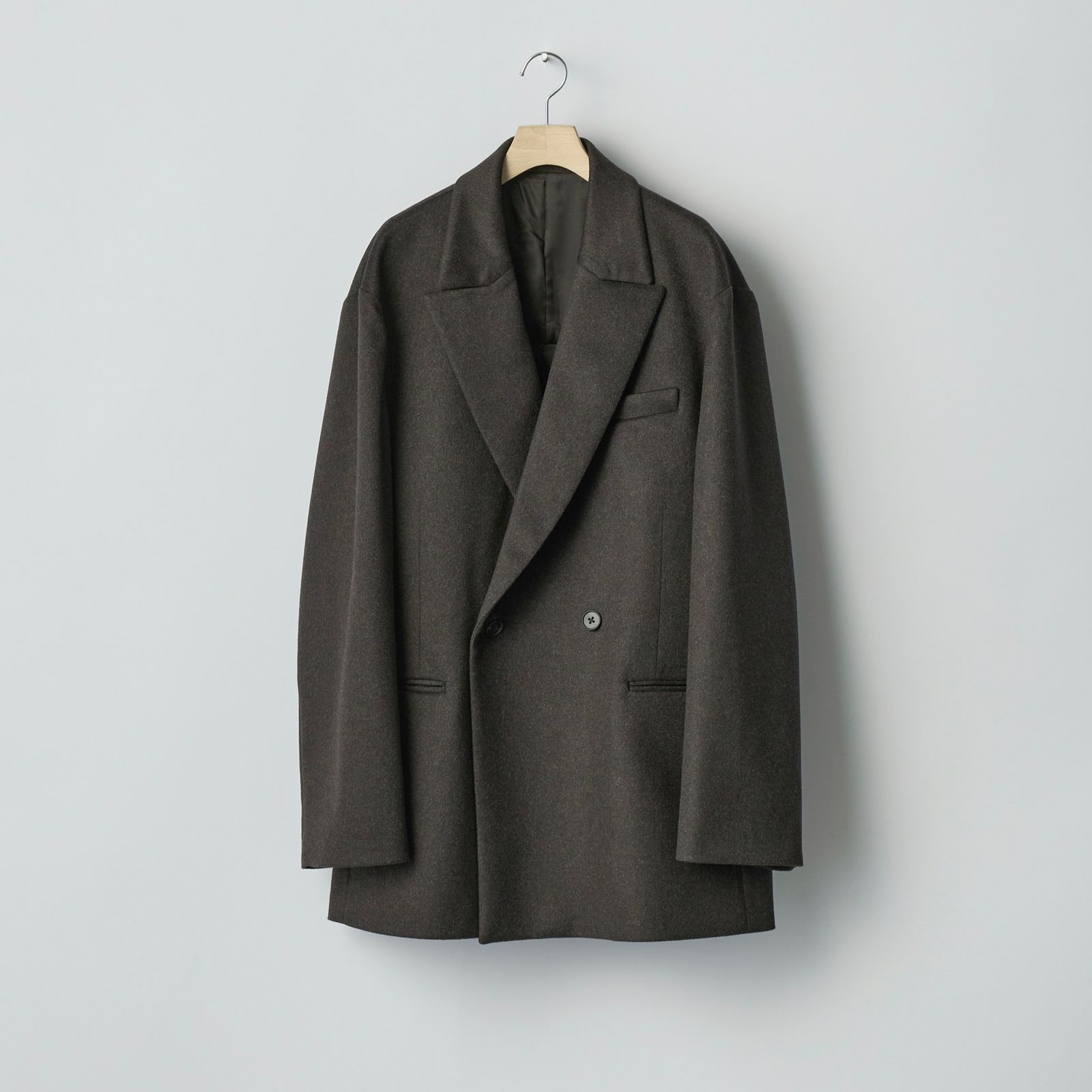 【残り一点】Pure Cashmere Back Slash Peak Lapel Jacket