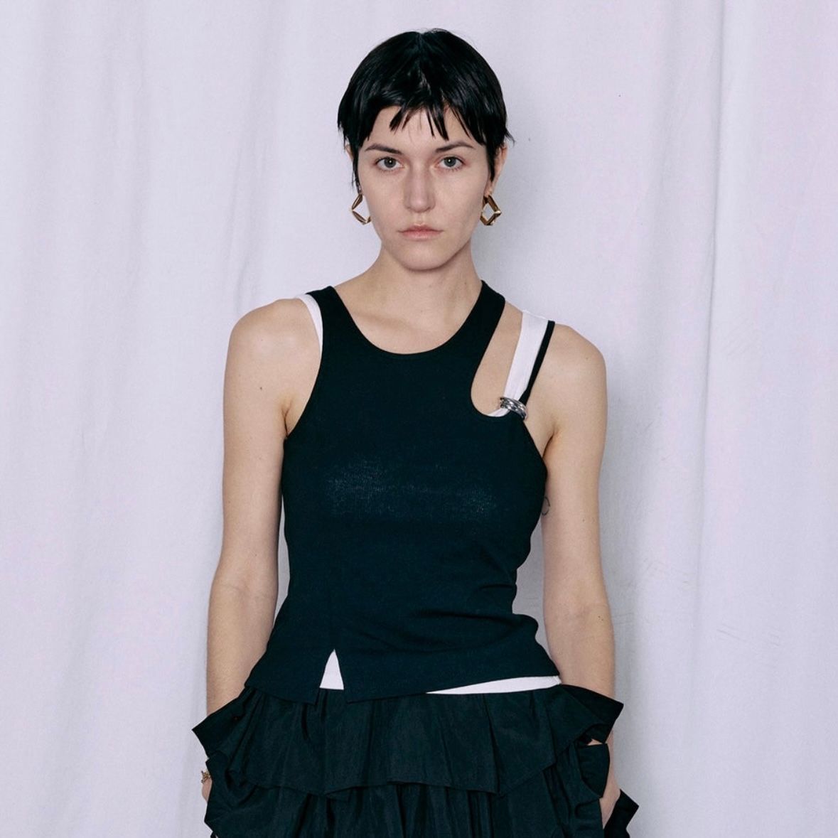 【残り一点】Motif Layered Tank Top