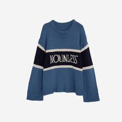 【残りわずか】Nounless Classic Logo Knit