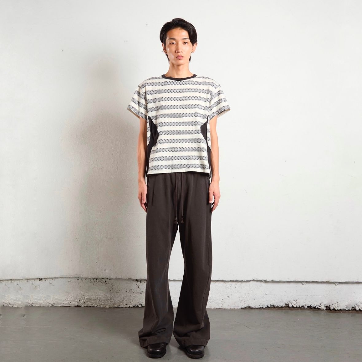 【残り一点】Nordic Pattern Jacquard T-Shirt