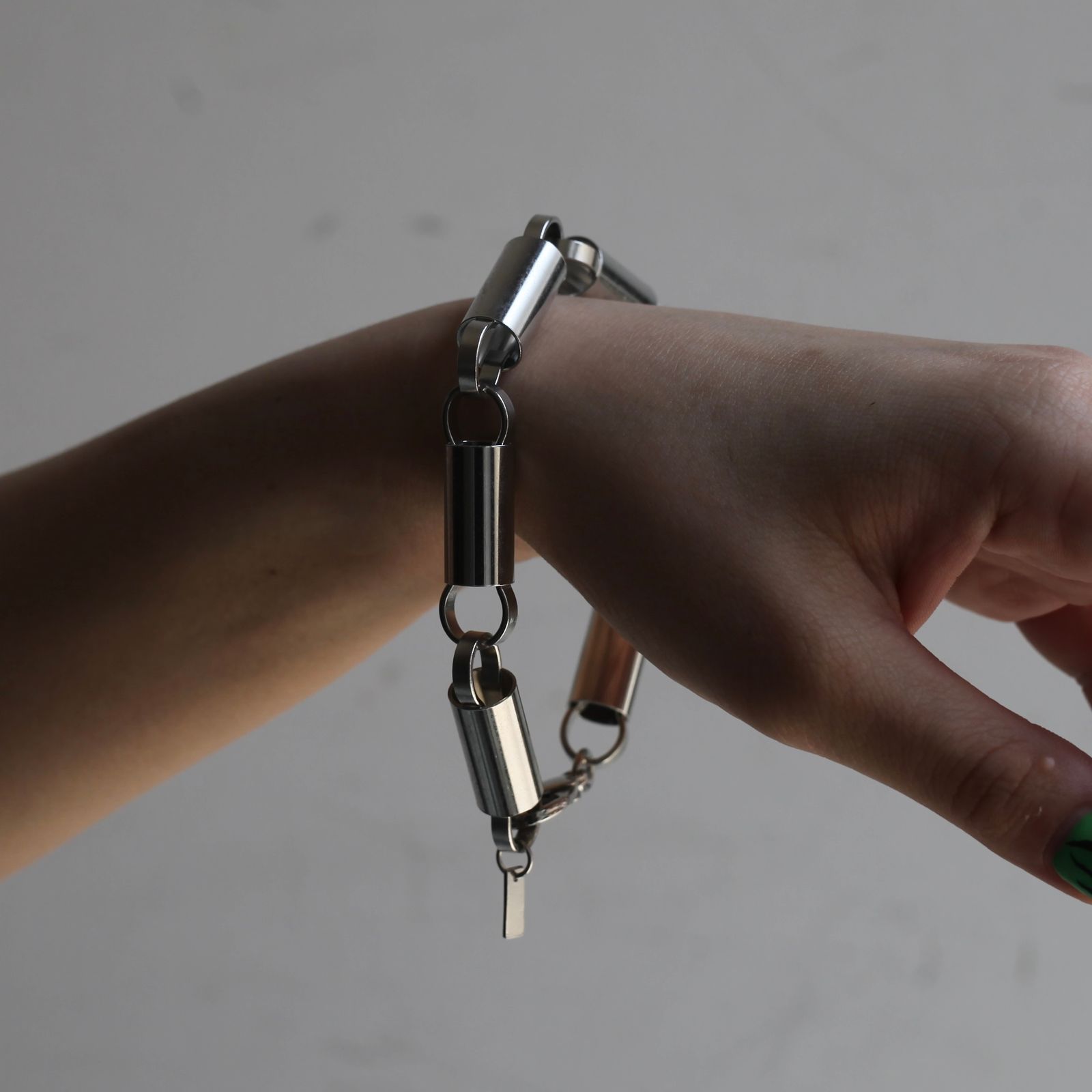 【残り一点】Pipe Chain Bracelet(SILVER)