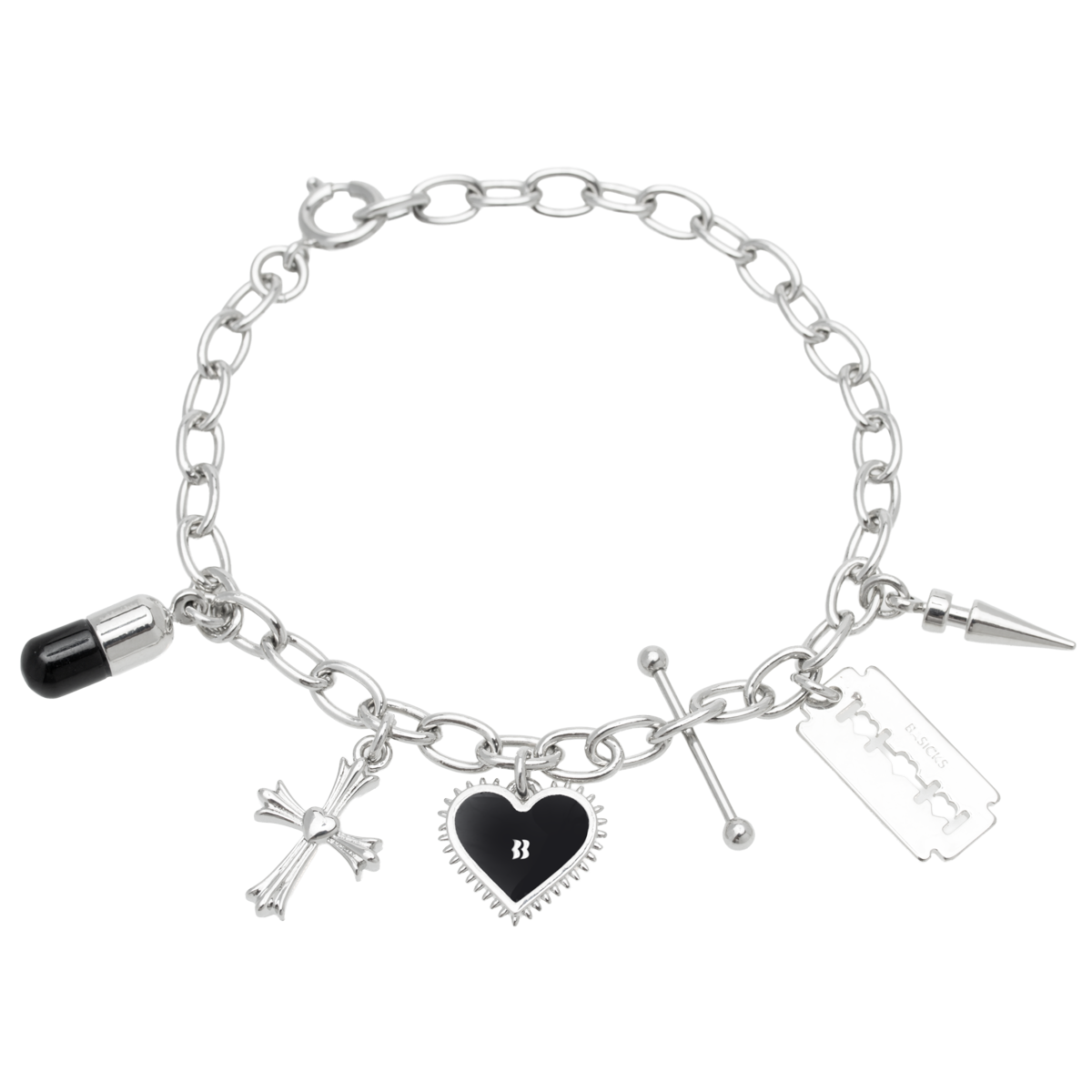 【残り一点】Multiple Metal Necklace(SILVER)