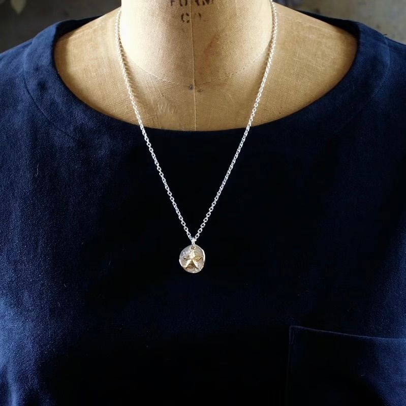 【残りわずか】Day breaker Pendant Daylight & Star(SILVER×GOLD)