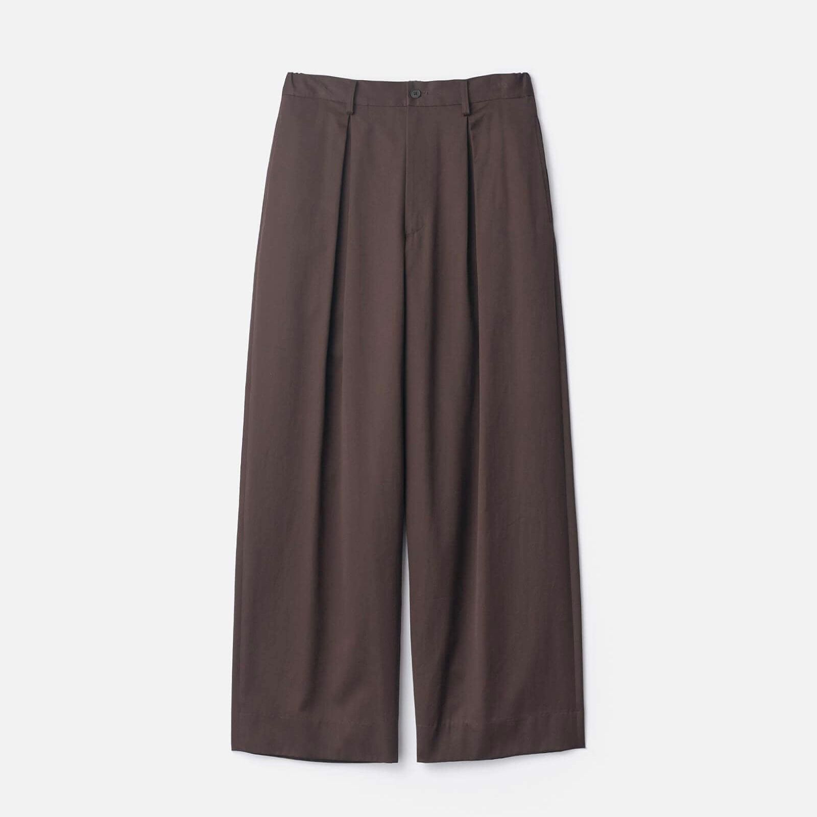 【残り一点】Cotton Satin Easy Wide Trousers