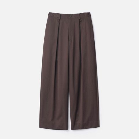 【残り一点】Cotton Satin Easy Wide Trousers