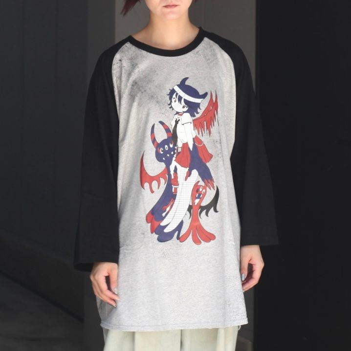 【残り一点】Punk Girl Raglan T-Shirt
