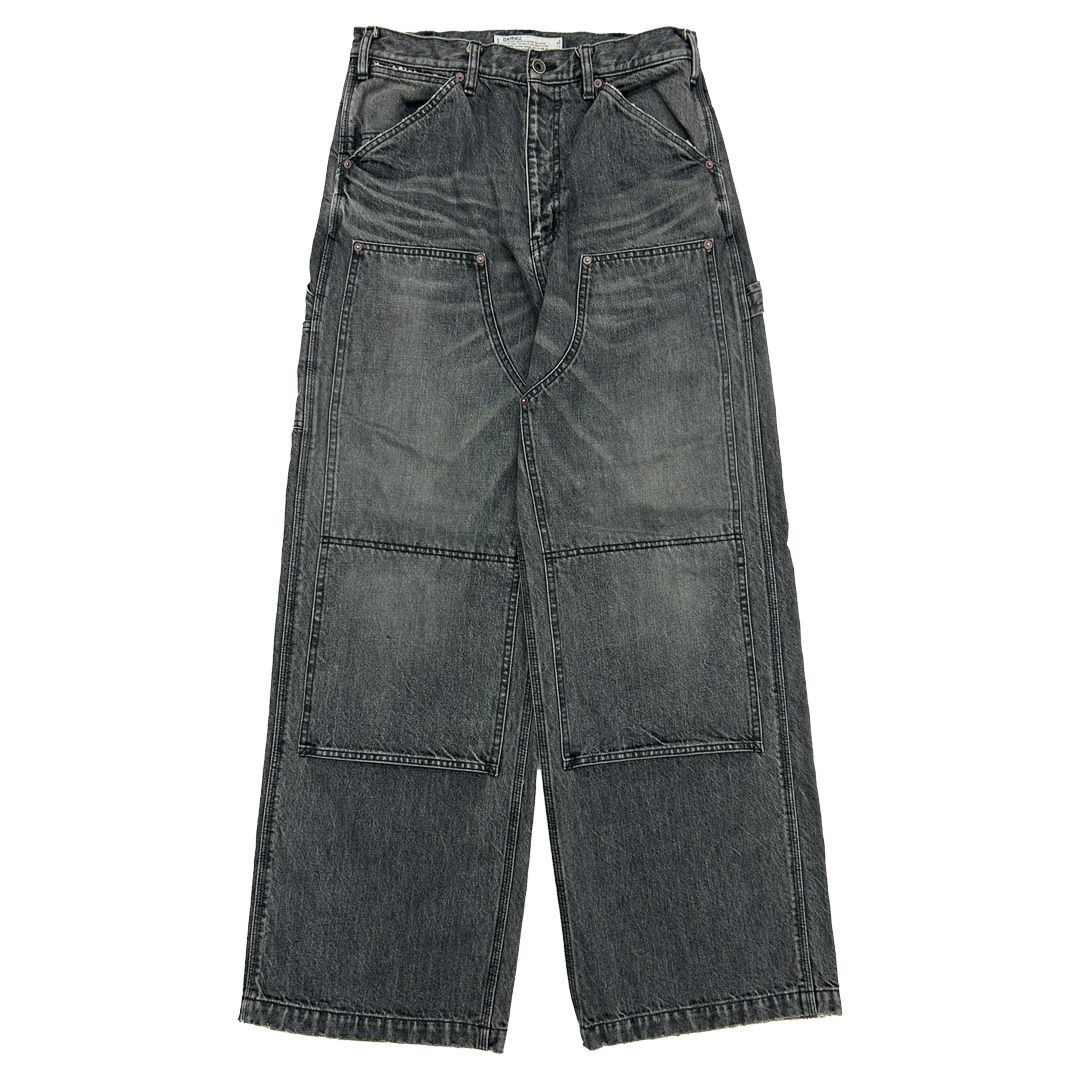 【残りわずか】Vintage Washed Painter Denim Wide Pants