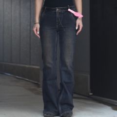 【残り一点】Basic 3 Slim Dirty Wash Black Jeans
