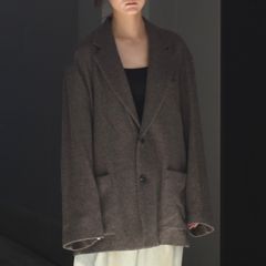 【残り一点】Wool/Cashmere Fleece Single Breasted Jacket