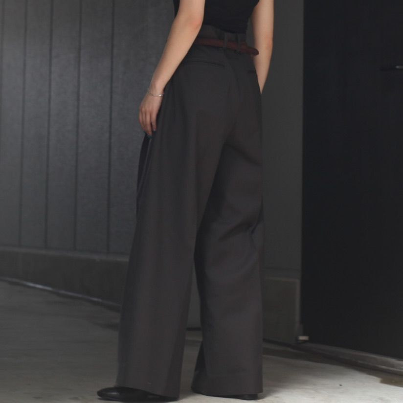 【残り一点】Extra Wide Trousers(2/72 WOOL GABARDINE)