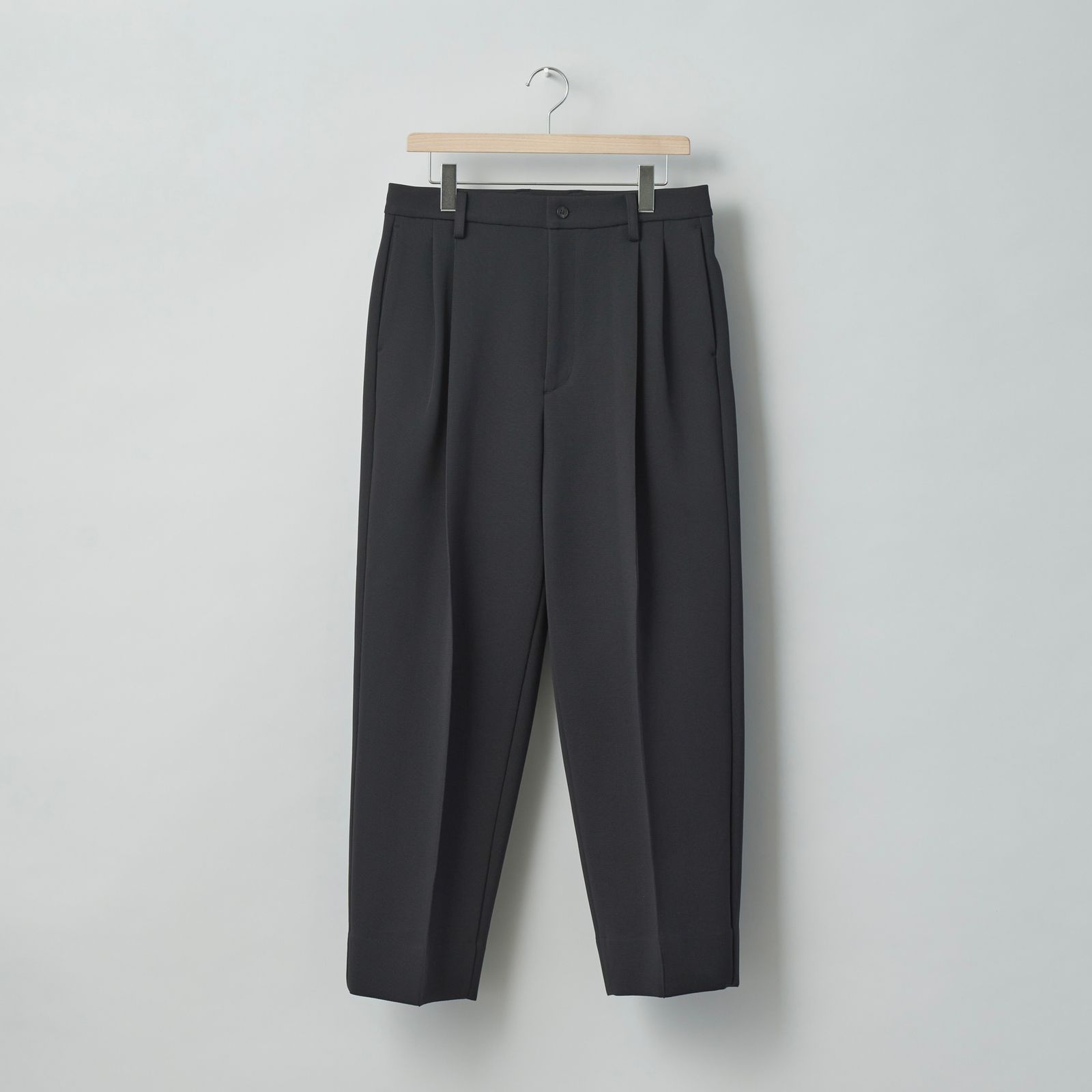 stein - 【残り一点】High Count Knit Pin Tuck Wide Trousers 