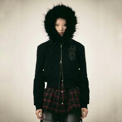 【残り一点】TC Angels Crystal Embellished Hooded Zip Up