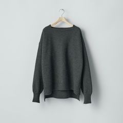 【残り一点】Extra Fine Wool Knit Boat Neck LS