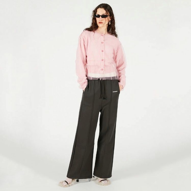 【残り一点】Reversible Tulle Knit Cardigan