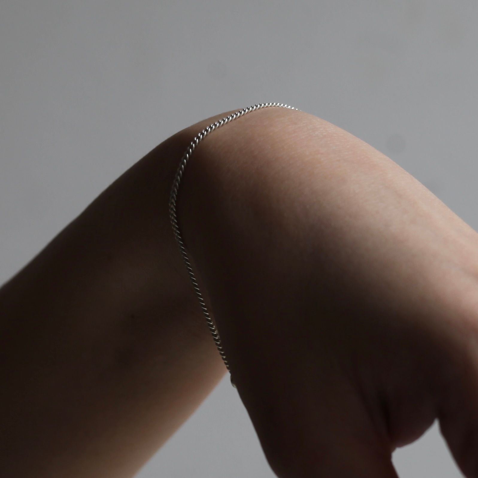 【残り一点】Curb Flat Anchor T-BAR Bracelet